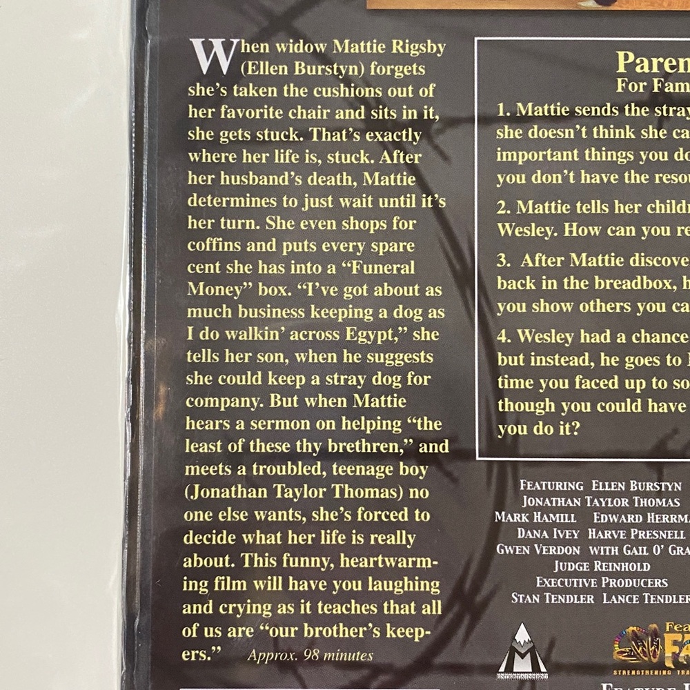 WALKING ACROSS EGYPT—Feature Films For Families DVD—New in Original Packaging - Picture 5 of 6